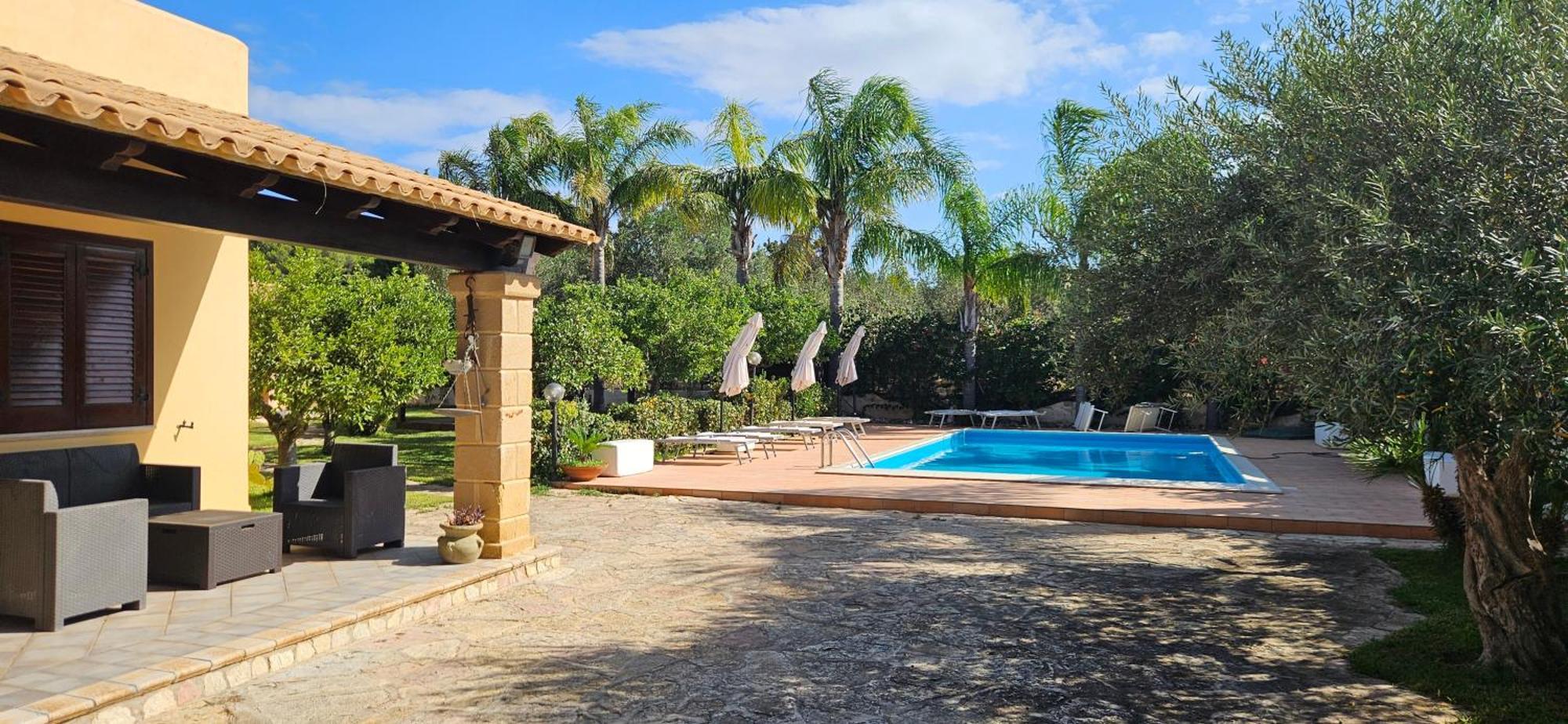 Вилла Casa Vacanza Da Rosa Марсала Экстерьер фото